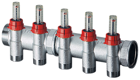 Коллекторы запорно-балансировочные с расходомером, М24х19