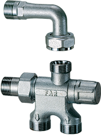 Узлы с ручной регулировкой бокового подключения